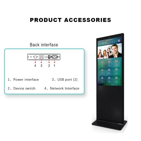 4K Ultra HD Digital Signage with Cloud-Based CMS and Modular Design for Hotels and Retail