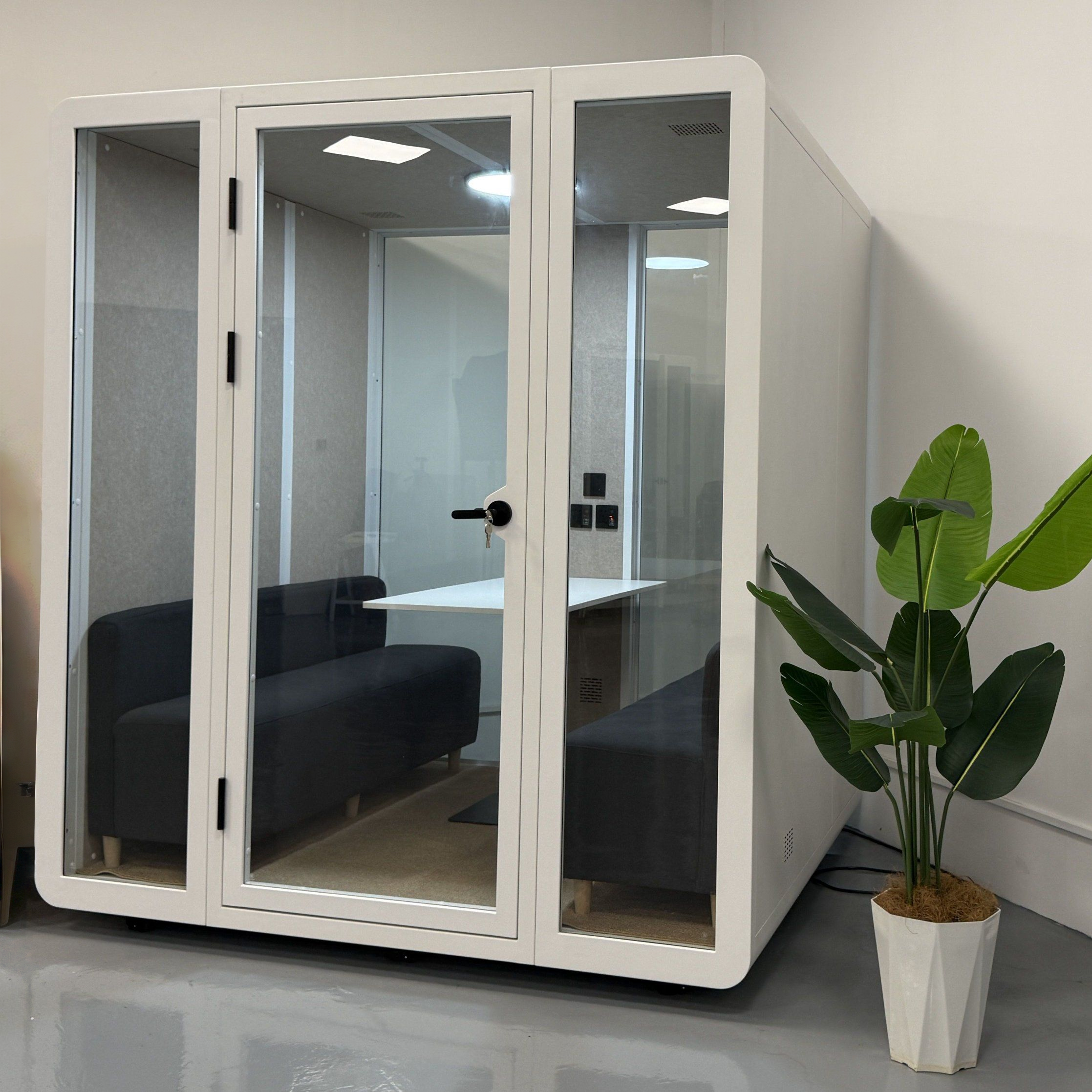 Cabines téléphoniques de bureau insonorisées 20 - 45dB pour 2 à 4 personnes