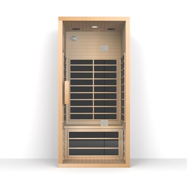 1350W Red Cedar Sauna Room Indoor Far Infrared Sauna For Single Person