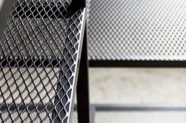 Heavy Duty Expanded Metal Sheet / Stainless Steel Stair Treads 4mm Thick Customized
