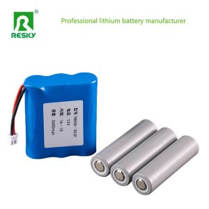 Lithium Ion Batteries ICR18650 3.7V 11.1V 2600mAH 28.86wh Li-ion Rechargeable Battery Pack