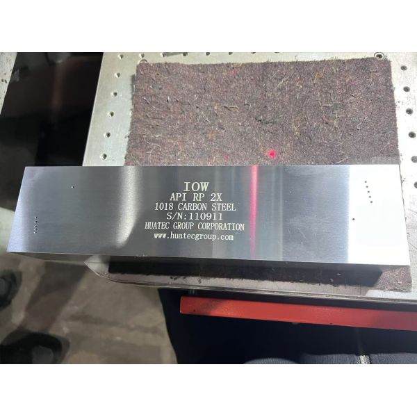 IOW Industrial Beam Profile Calibration Block Ultrasonic Inspection Angle Probe Calibration Test Specimen