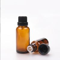garrafa de vidro de 5g 10g 15g 20g 30g 50g 100g Tawny Brown Essential Oil Cosmetic
