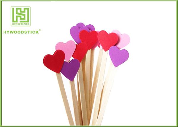 Food Grade Wooden Tea Stirrers , Disposable Coffee Stirrers 140 / 178 / 190MM