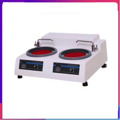 Double Disc Infinitely Variable Speed Grinding And Polishing Machine 