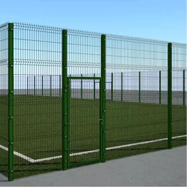 3d Curvy Galvanized Welded Wire Mesh Fencing Powder Coated