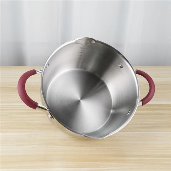 5pcs Non Stick Cookware Set Kitchenware Stainless Steel Cooking Pot OEM