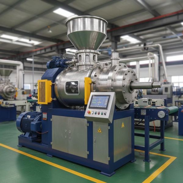 Overall Dimension 1400×2450×3700 Custom Cold Feed Rubber Extruder Machine for Rubber Processing and Production Line Integration