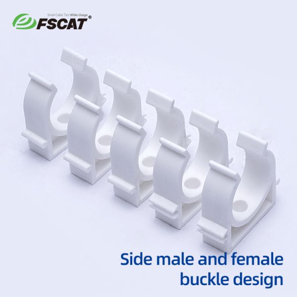 25MM Plastic Pipe Clips Plastic Pipe Clamps Environmental Friendly