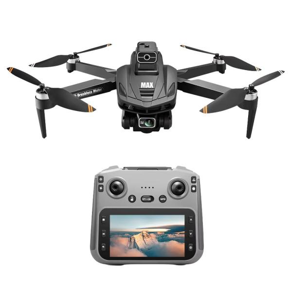 New V168 Max Professional 5G GPS Drone 8K HD Dual Camera Brushless Foldable RC Quadcopter 5KM Flight Large Screen Quadcopter