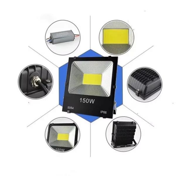 Factory Sale Waterproof Ip66 High Solar Quality Alloy+Glass Aluminum Power Led Spotlight