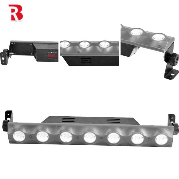 DMX512 7×3W теплый Белый+42 шт 0.5W RGB 3IN1 светодиодный свет для шоу