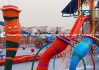 Jogo para crianças, equipamento da água do pulverizador do parque do Aqua da fibra de vidro do estilo dos desenhos animados para a venda