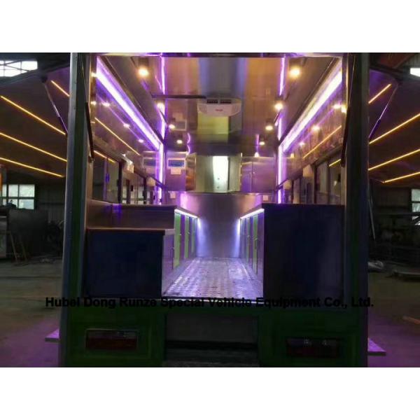 Custom Color JAC Mobile Kitchen Truck , Street Mobile Fast Food Van