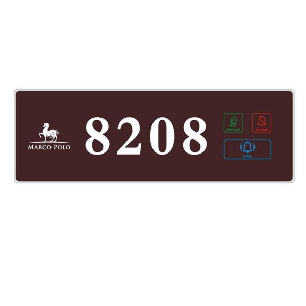 DND Interruptor de painel de vidro porta sino de hotel porta fechado acessórios