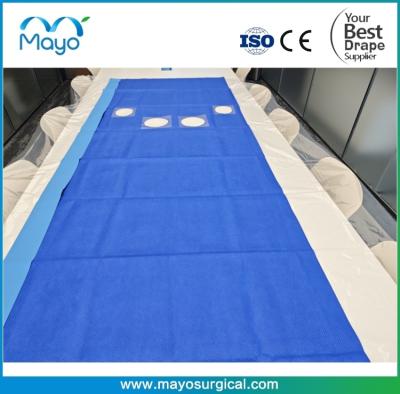 Three-Layer Surgical Angiographic Drape 240cm x 370cm with Femoral Radial Window
