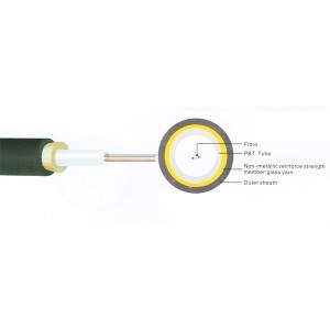 Access Indoor Fiber Optic Cable Anti Rodent Non Metallic Central Tube
