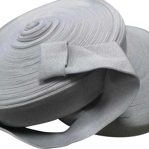 Polyester Spandex Carbon Fiber Knitted Rib Anti Static ESD Fabric