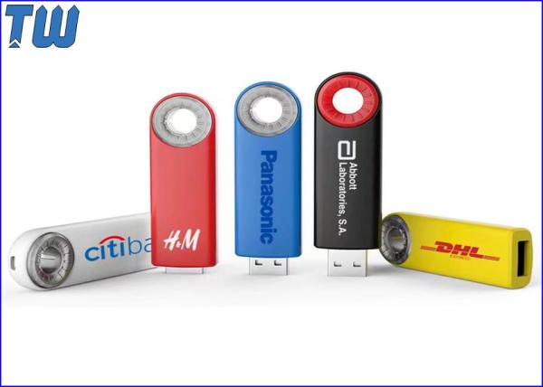 Twister Sliding Stick Storage Custom 2GB USB Flash Drive Cool Pen Drive
