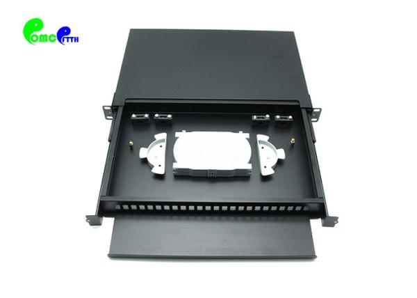 1U 24 Ports ODF Patch Panel LC Duplex SC Simplex Fiber Patch Panel