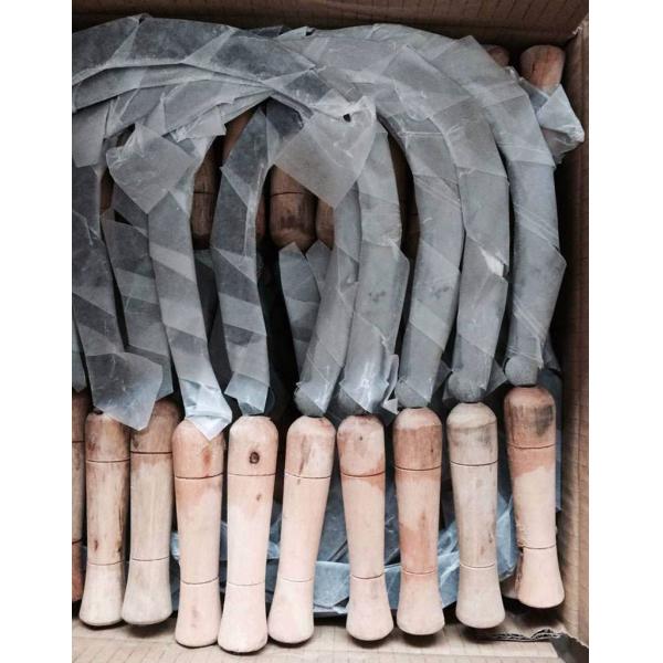 65Mn Steel Harvesting Sickle Black Coated Hand Garden Tool Grass Cutter Antirust