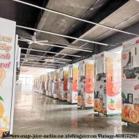 Distributeur automatique orange automatique de presse-fruits pour des nourritures et des boissons