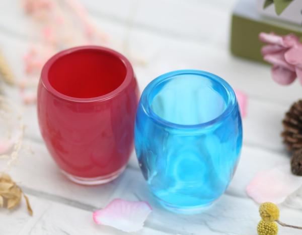 Customized Logo Room Scented Candles Oval Glass Jar Customized Fragrance