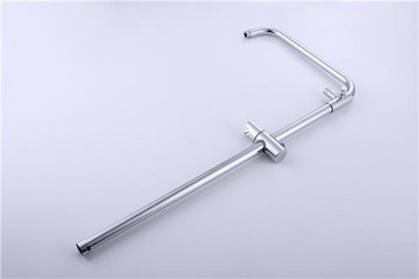Home Square Bathtub Shower Faucet Sets 304 Stainless Steel Plated Thermostatic Mixing Valve