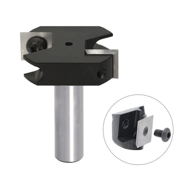 Replaceable Tungsten Carbide Woodworking High Precision Cnc Hss End Mill 2 Flute Cleaning Bottom Trimming Router Bits for Wood
