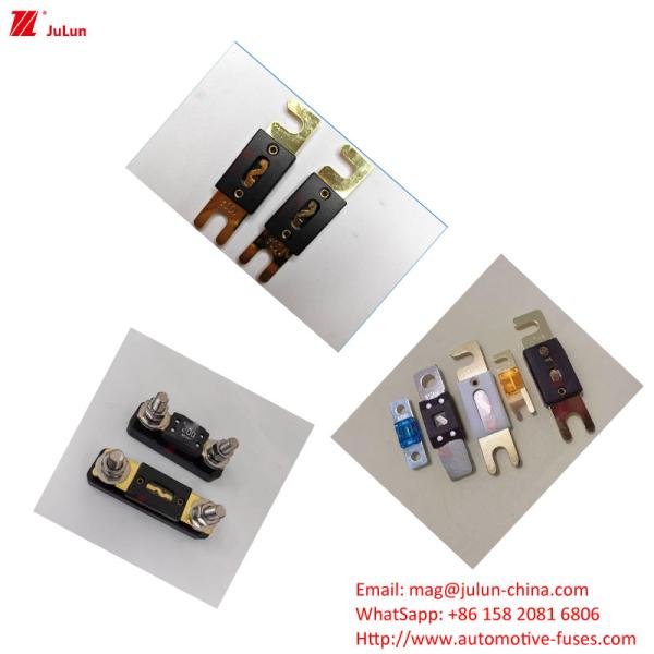 50-500A Rated Current Automotive Electronic Circuit Protection Accessories For Fuses Copper/Ceramic/Bakelite Materials