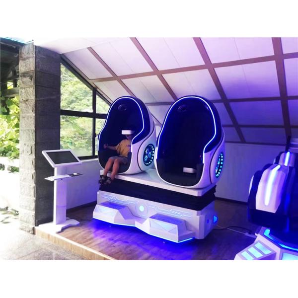 Fabricante profesional China VR silla deportiva de cine de asiento doble 9d 360 vr silla de huevo de realidad virtual