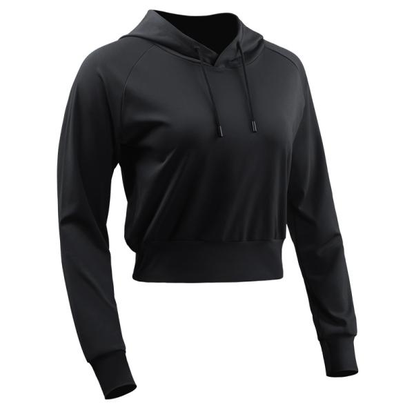 Верхняя часть урожая молнии логотипа изготовителя фабрики OEM изготовленная на заказ с курткой высокой йоги талии Breathable атлетической