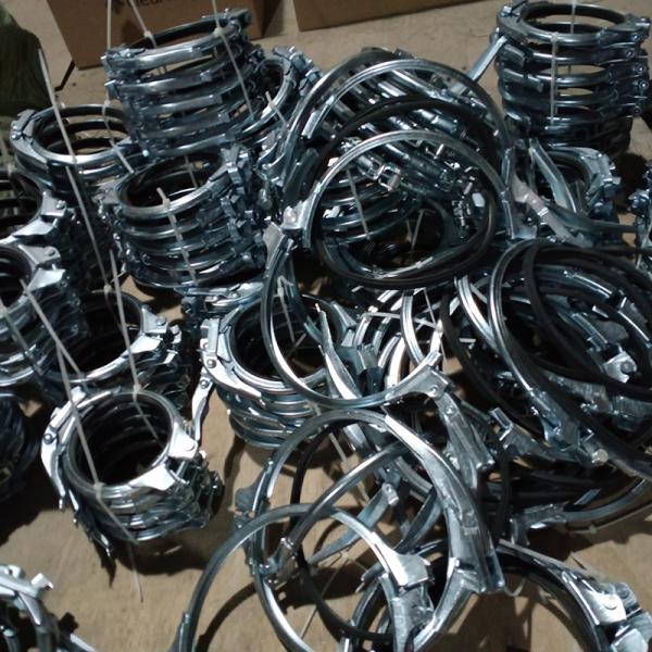 Heavy Duty Strength Strong Piping Clips for Normal Clamp Pressure Pipe Clamping