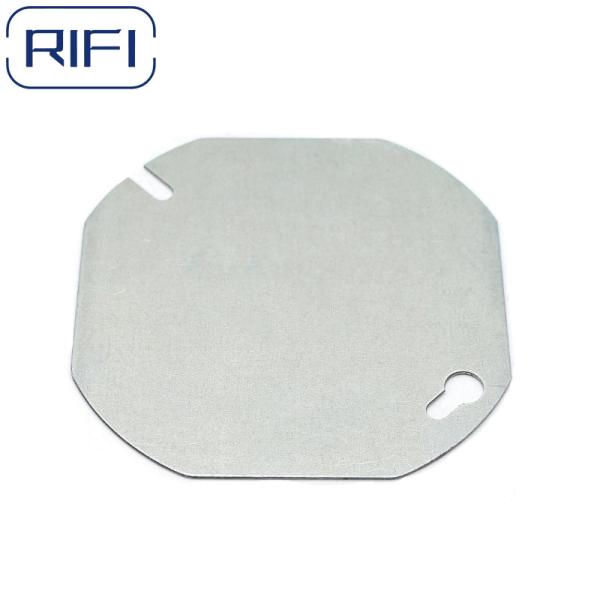 Custom Electrical Conduit Boxes Steel Box Octagon With Raised Ground Screw