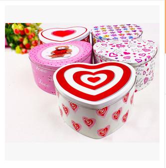 Full Color Custom Promotional Packaging Candy Metal Tin Storage Box With Hinged Lid