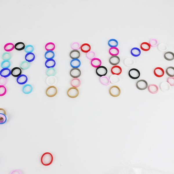 Joints circulaires libres en caoutchouc de silicone de catégorie comestible de BPA masticables pour des filles d'enfants