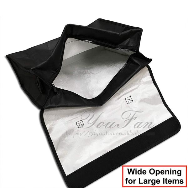 XL Fireproof Storage Bags For Documents / Jewelry / Cash / Legal Files