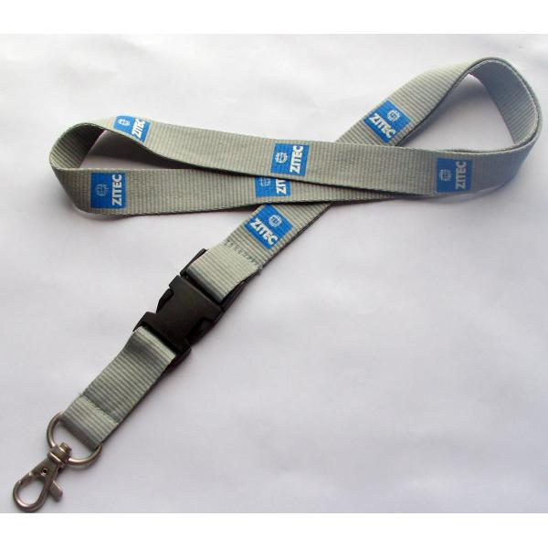 90 Cm Width Printing Dye Sublimation Lanyards Blue Color For Promotion