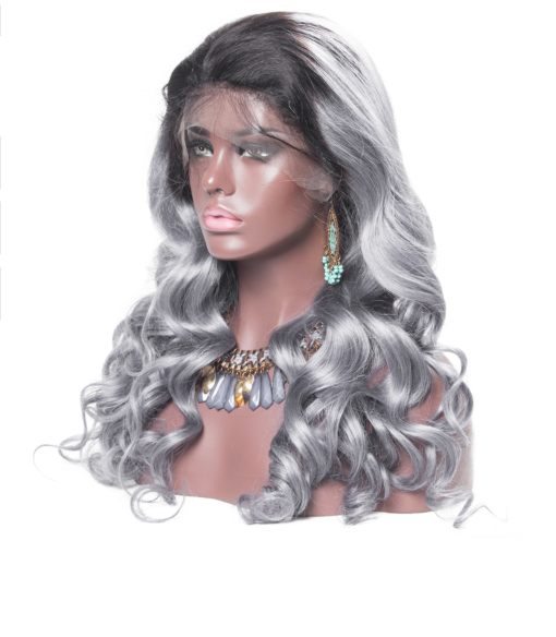 Ровные парики человеческих волос шнурка объемной волны 100 индийские полностью главные для чернокожих женщин