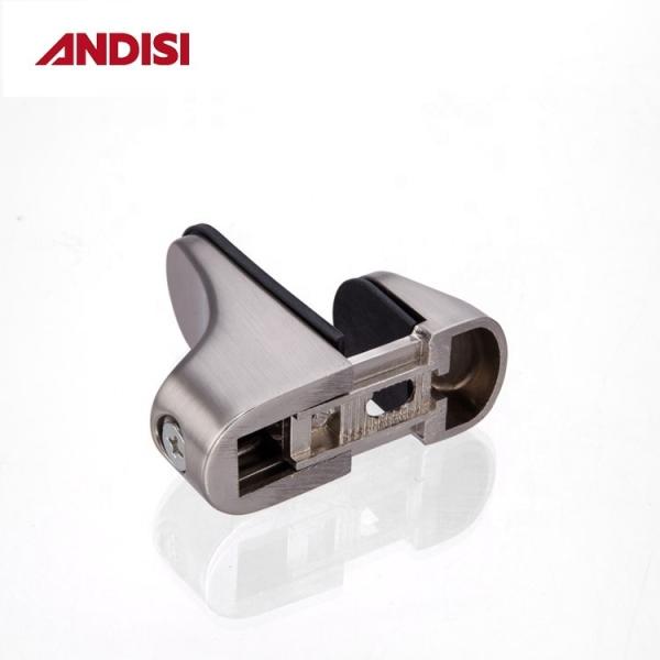30*57mm Glass Shelf Bracket Support Zinc Alloy Wall Mount Glass Clamp for Buyers