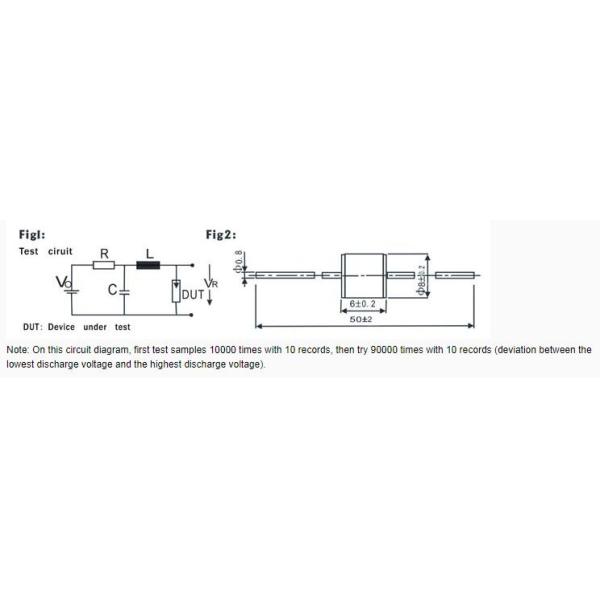 ZM86 2R300L Transient Voltage Gd Tube Suppressor Circuit Protection ROHS Passed