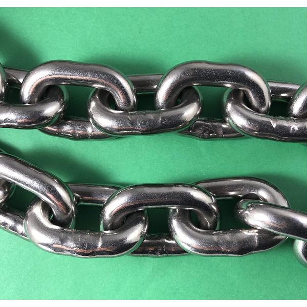 Серебряная цепь из нержавеющей стали DIN766