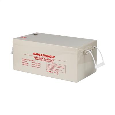 Solar AGM Lead Acid Deep Cycle Gel Battery UPS 12V 250ah Gel Battery
