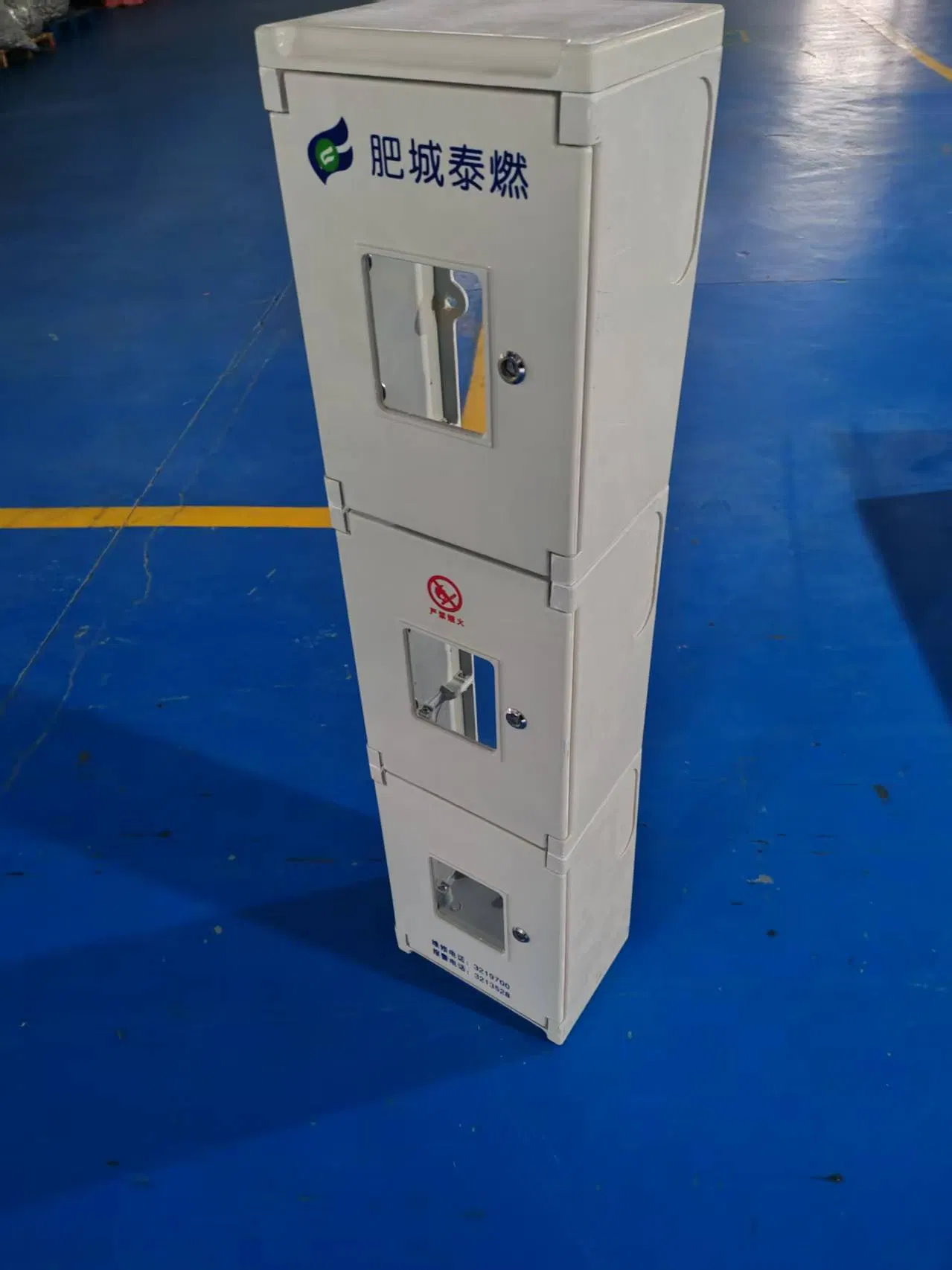 Outdoor 3-Position SMC Gas Meter Box with Patent&UV-Resistant