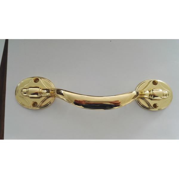 Italy Funeral Metal Casket Handle Gold Plating Antique Brass
