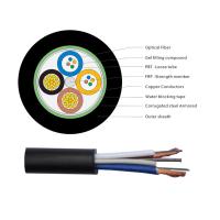 Câble optique hybride de fibre d'anti noyau du rongeur 2 de mode unitaire