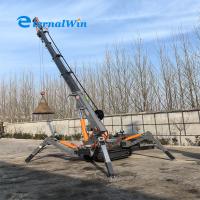 Grúa araña diésel de 5 toneladas con radio de trabajo máximo de 8,6 m para proyectos de construcción pesada