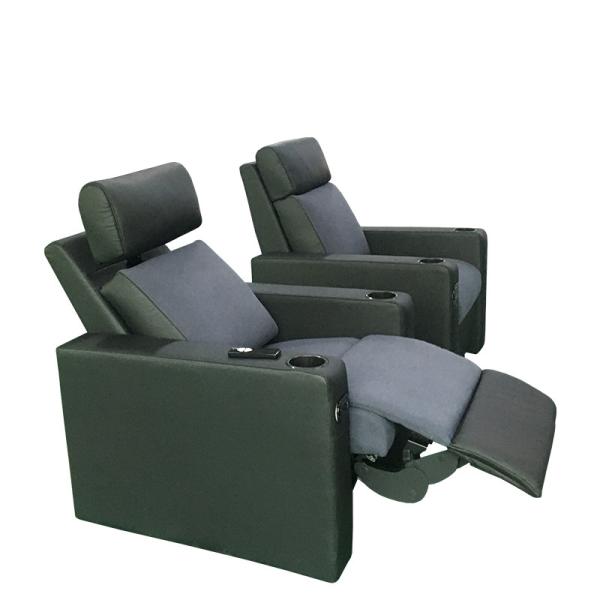 Софа Recliner ткани комнаты прожития СОФЫ с электрическим заголовником