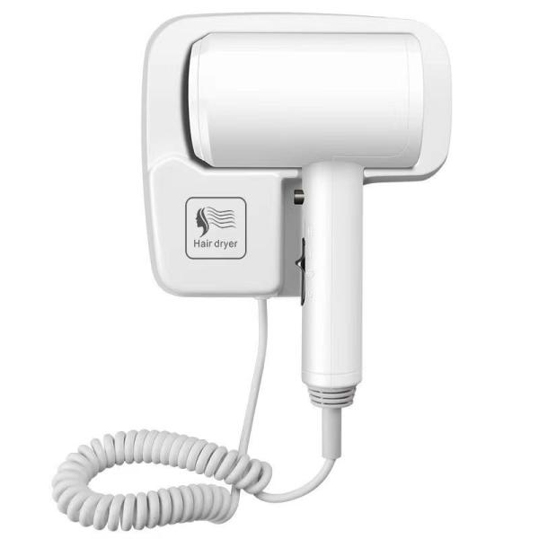 OEM séchoir à cheveux monté sur le mur Hôtel fournitures de commodités Blanc Noir