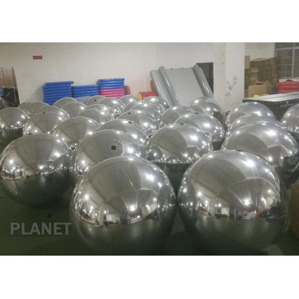 Шарики зеркала серебряного отражательного воздушного шара раздувные плавая для Веддинг украшения